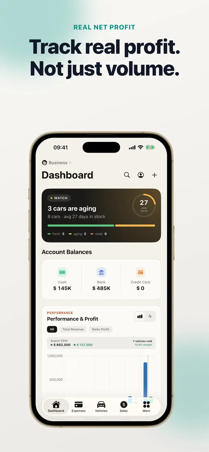 Car Dealer Tracker — Экран 2