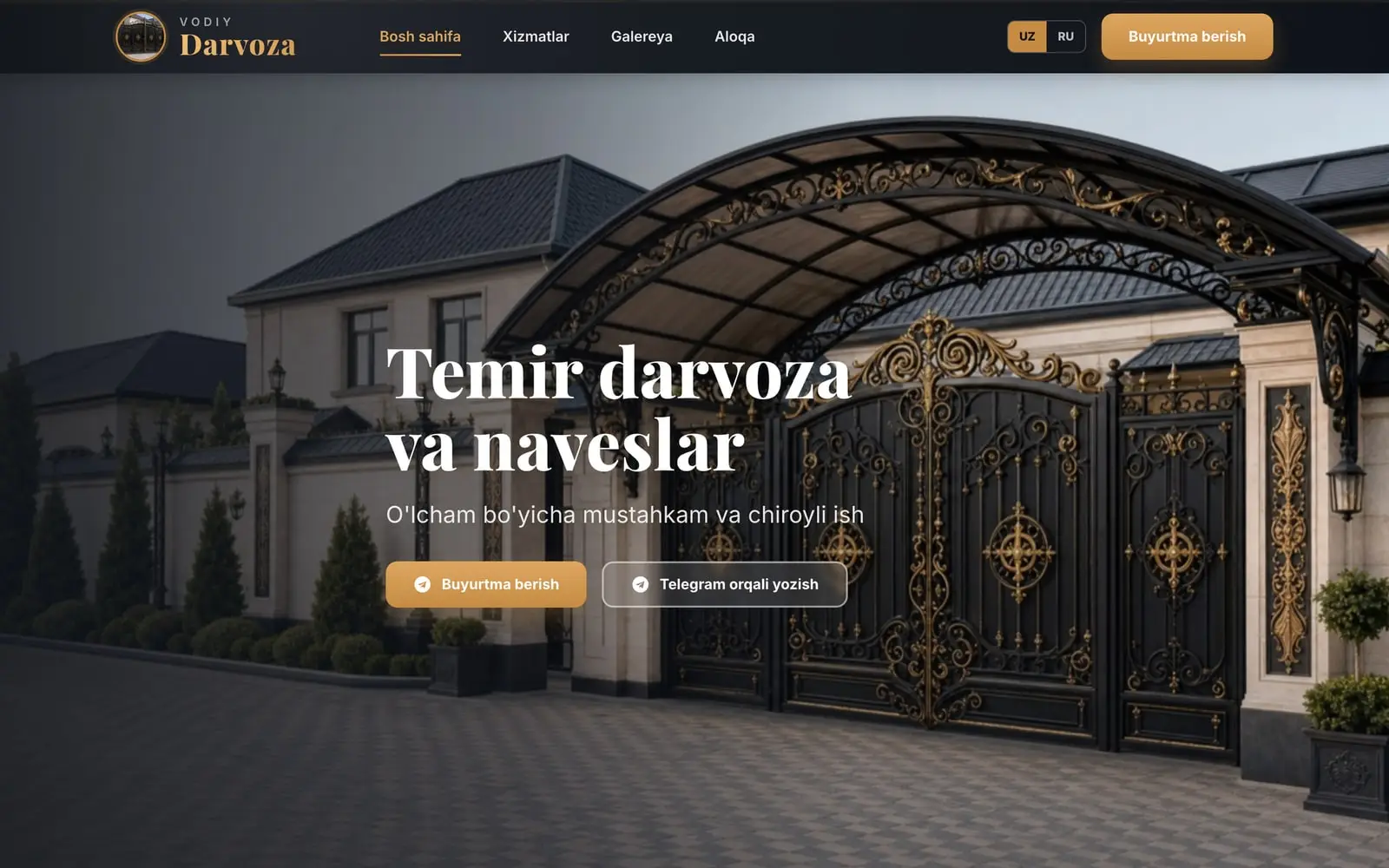 Vodiy Darvoza — Экран 1
