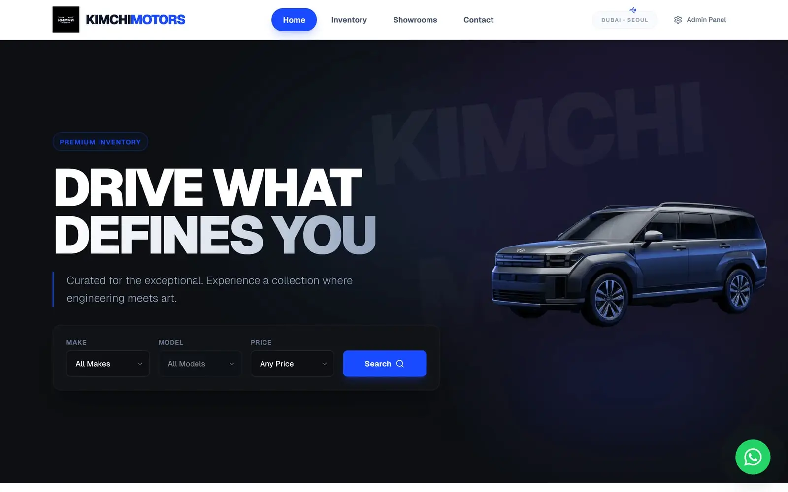 Kimchi Motors — Экран 1