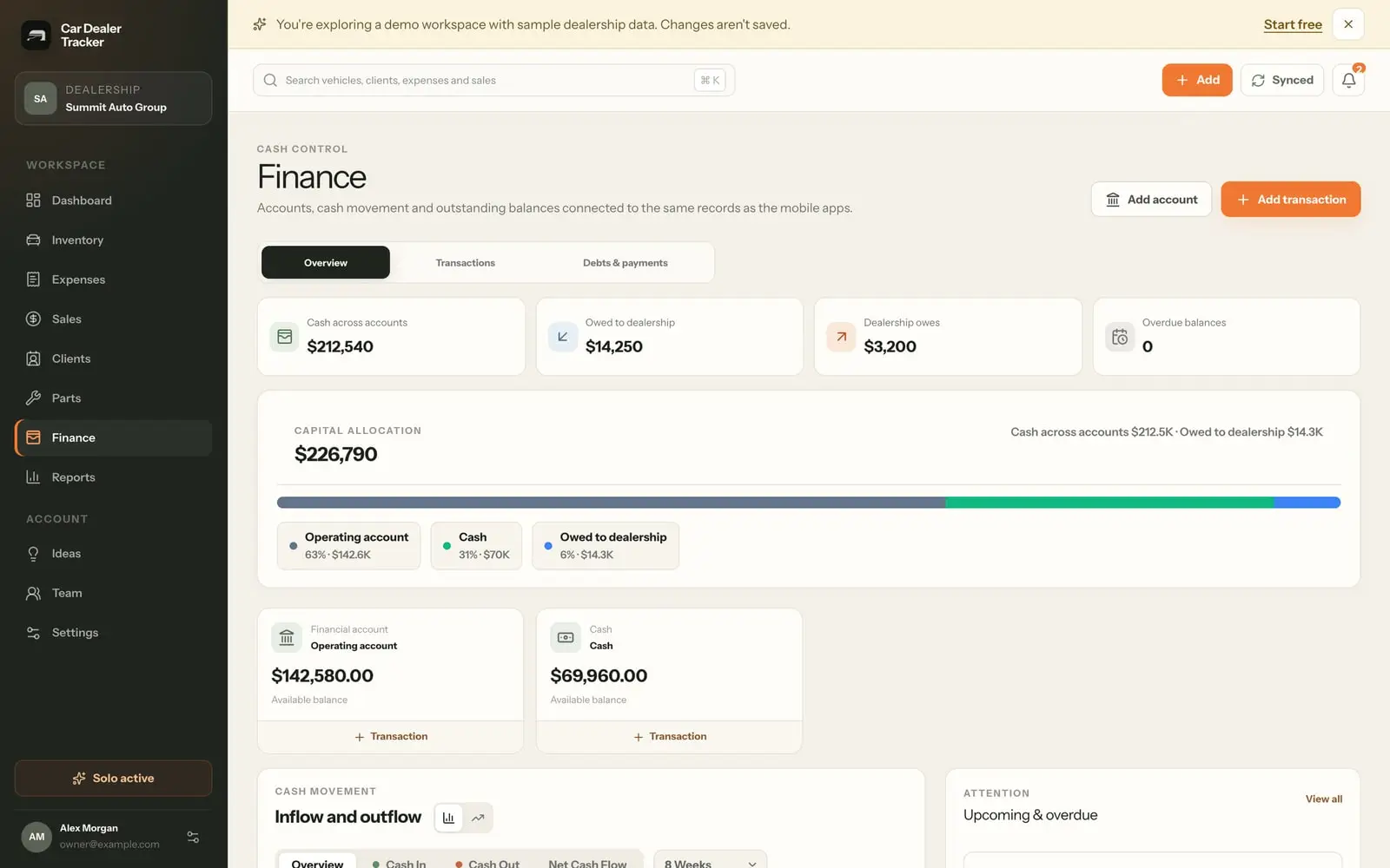 Car Dealer Tracker — Экран 6